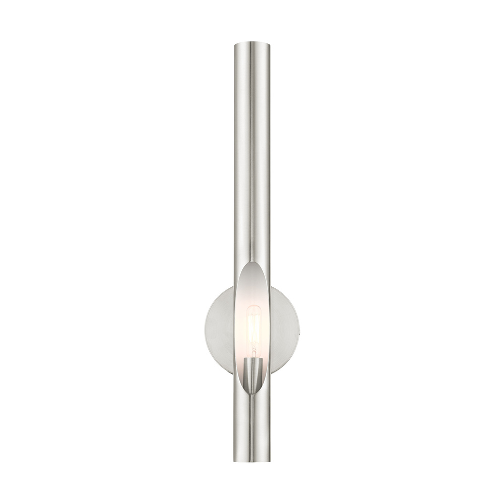 1 Lt Brushed Nickel ADA Single Sconce