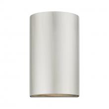 Livex Lighting 22061-91 - 1 Light Brushed Nickel Outdoor / Indoor ADA Small Sconce