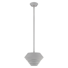 Livex Lighting 40401-80 - 1 Lt Nordic Gray Mini Pendant