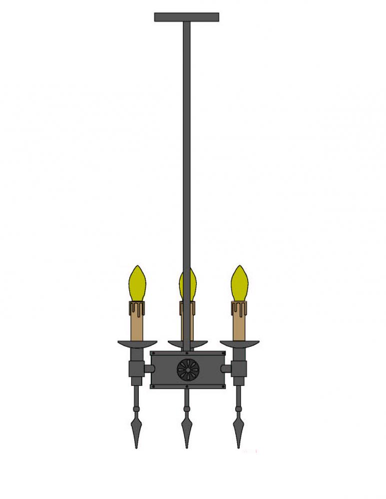 8"W Warwick 3 LT Mini Pendant