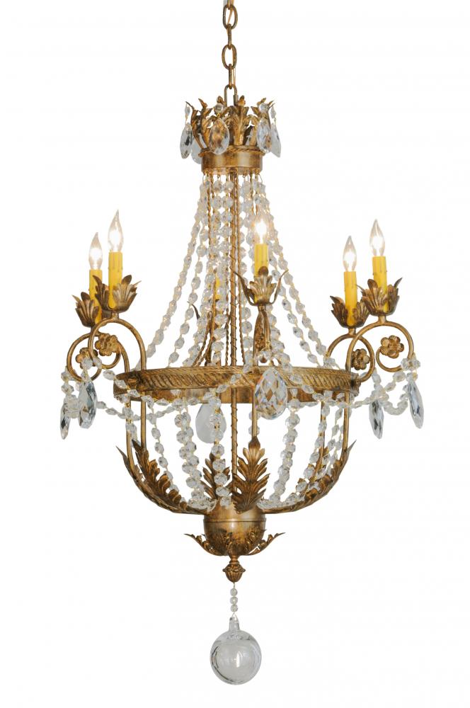 26"W Antonia 6 LT Chandelier