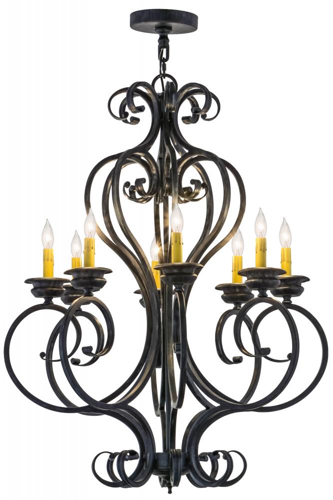 28"W Fernando 8 LT Chandelier