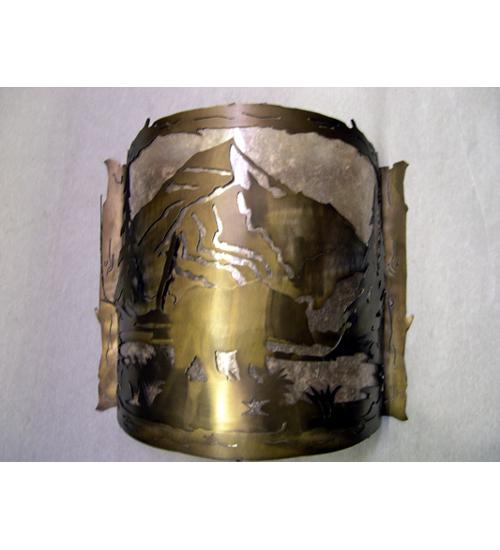 15"W Bear Creek Wall Sconce