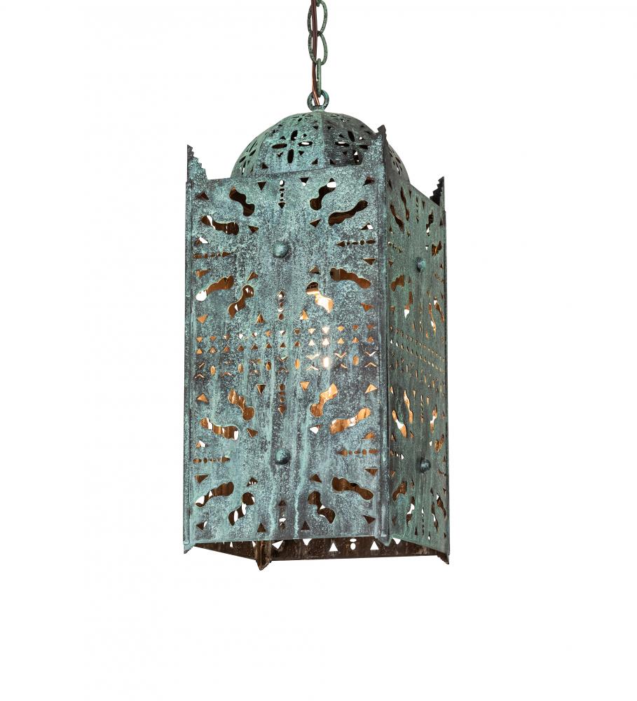 8" Square Moroccan Pendant