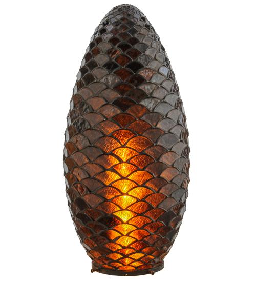 9.5"W Tiffany Pinecone Shade