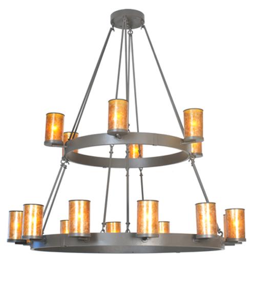 66"W Chappell 18 LT Two Tier Chandelier