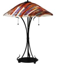 Meyda Green 108321 - 28"H Marina Fused Glass Table Lamp