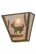 Meyda Green 108531 - 13"W Deer Creek Wall Sconce