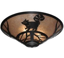 Meyda Green 110553 - 22" Wide Racoon on the Loose Flushmount