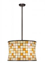 Meyda Green 113440 - 20"W Hilton Barrel Pendant