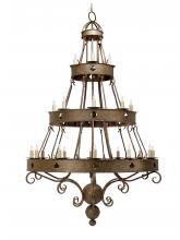 Meyda Green 116981 - 78" Wide Avila 24 Light Three Tier Chandelier