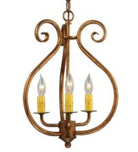 Meyda Green 128277 - 12" Wide Easton 3 Light Pendant