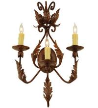 Meyda Green 135057 - 16.5"W French Elegance 3 LT Wall Sconce