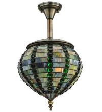 Meyda Green 136106 - 13" Wide Jeweled Beehive Pendant