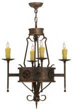 Meyda Green 136537 - 24"W Lorenzo 4 LT Chandelier