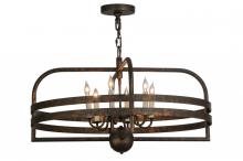 Meyda Green 145225 - 32"W Aldari 6 LT Chandelier