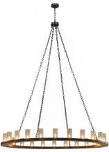 Meyda Green 148680 - 72"W Loxley 24 LT Chandelier