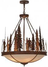 Meyda Green 149734 - 30"W Ironwood Pendant