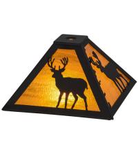 Meyda Green 151432 - 11.5"Sq Placid Deer Shade