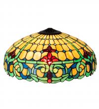 Meyda Green 15226 - 18" Wide Duffner & Kimberly Colonial Shade