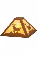 Meyda Green 15265 - 12"Sq Lone Deer Shade