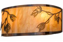 Meyda Green 157197 - 20" Wide Stoneycreek Mountain Pine Wall Sconce