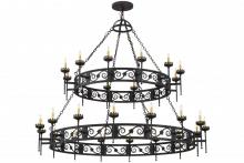 Meyda Green 157277 - 84"W Majella 28 LT Two Tier Chandelier