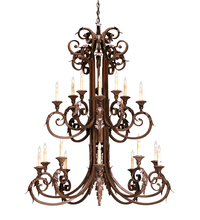 Meyda Green 158718 - 48" Wide Serratina Chandelier