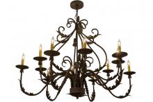 Meyda Green 160180 - 48"W French Elegance 12 LT Chandelier