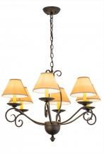 Meyda Green 169823 - 30"W Sienna 6 LT Chandelier