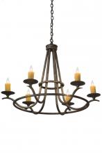 Meyda Green 179905 - 36"W Octavia 6 LT Chandelier