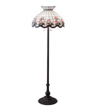 Meyda Green 190368 - 62" High Roseborder Floor Lamp
