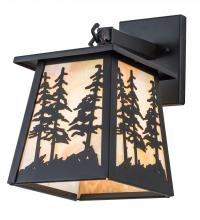 Meyda Green 193853 - 7" Wide Tall Pines Hanging Wall Sconce
