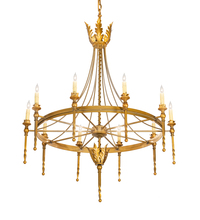 Meyda Green 211956 - 36" Wide Amaury 10 Light Chandelier