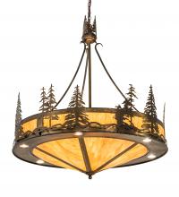 Meyda Green 215185 - 40" Wide Tall Pines Inverted Pendant