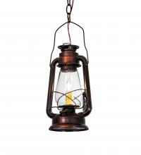 Meyda Green 218760 - 7" Wide Miners Lantern Mini Pendant