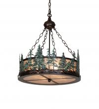 Meyda Green 226960 - 22" Wide Tall Pines Inverted Pendant