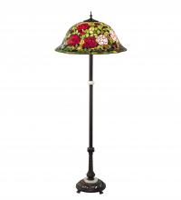 Meyda Green 229110 - 62" High Tiffany Rosebush Floor Lamp