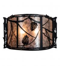 Meyda Green 229135 - 20" Wide Whispering Pines Wall Sconce