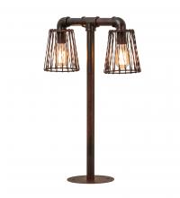 Meyda Green 232891 - 28" High X 18" Wide PipeDream 2 Light Table Lamp