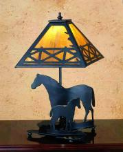 Meyda Green 26727 - 22" High Mare & Foal Table Lamp