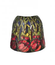 Meyda Green 27247 - 5"W Red Rosebud Shade