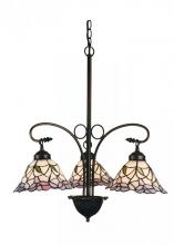 Meyda Green 27419 - 25"W Daffodil Bell 3 LT Chandelier.605