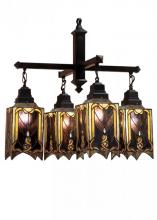 Meyda Green 31756 - 27"W Cottage Mission 4 LT Chandelier