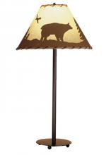 Meyda Green 48465 - 29"H Bear in the Woods Table Lamp