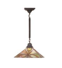 Meyda Green 49145 - 13"Sq Glasgow Bungalow Pendant.609