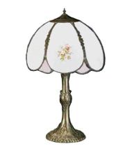 Meyda Green 68597 - 22"H Roses Hand Painted Table Lamp