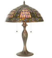 Meyda Green 81447 - 23" High Fleur-de-lis Table Lamp