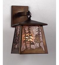 Meyda Green 82114 - 7"W Tall Pines Hanging Wall Sconce