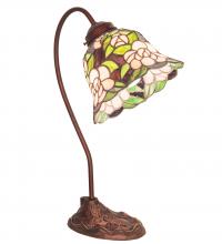 Meyda Green 82790 - 18" High Begonia Desk Lamp